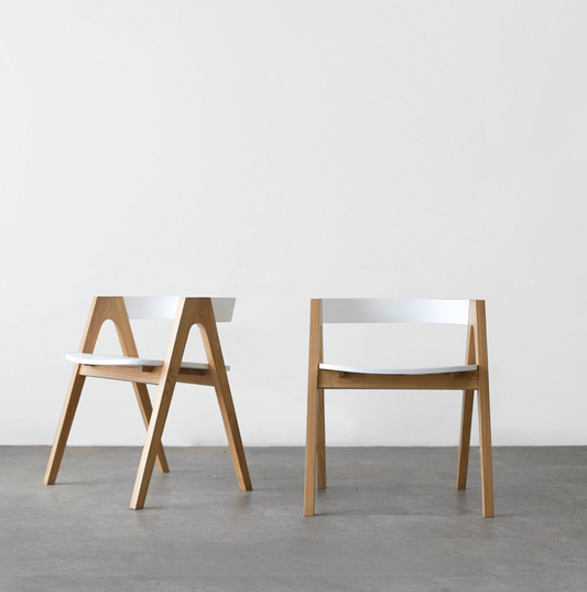 Modern Mahogany, Teak Wood & Plywood Chair