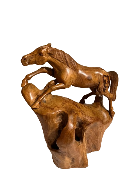 Teakwood Horse Artwork