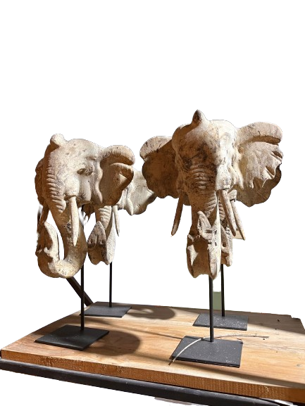 Elephant Wooden Art and Stand