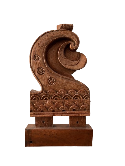 Carved Wood Display