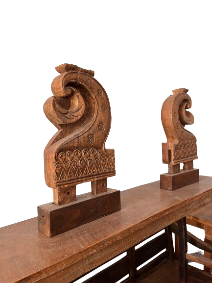 Carved Wood Display