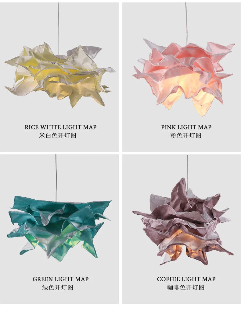 Modern Creative DIY Paper Clouds Chandelier