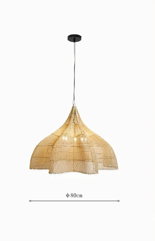 Japanese Rattan Pendant Lamp