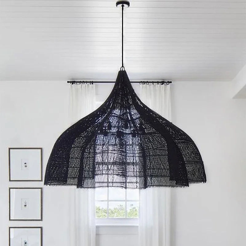 Japanese Rattan Pendant Lamp