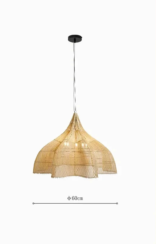 Japanese Rattan Pendant Lamp