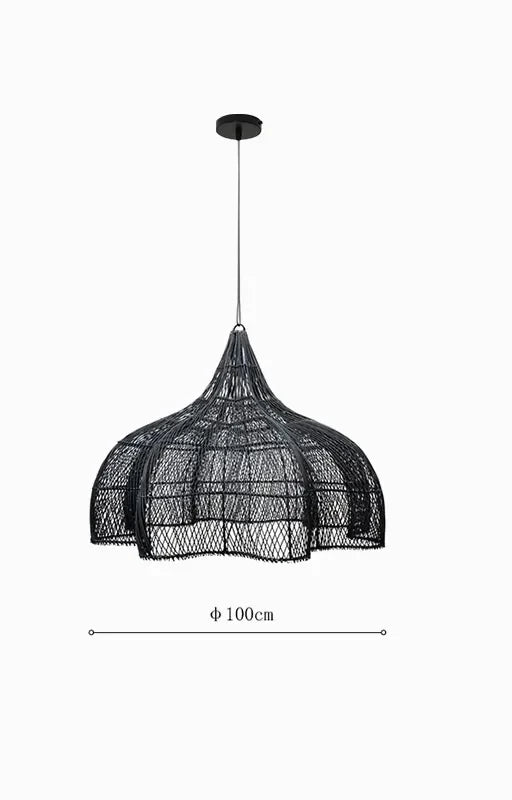 Japanese Rattan Pendant Lamp