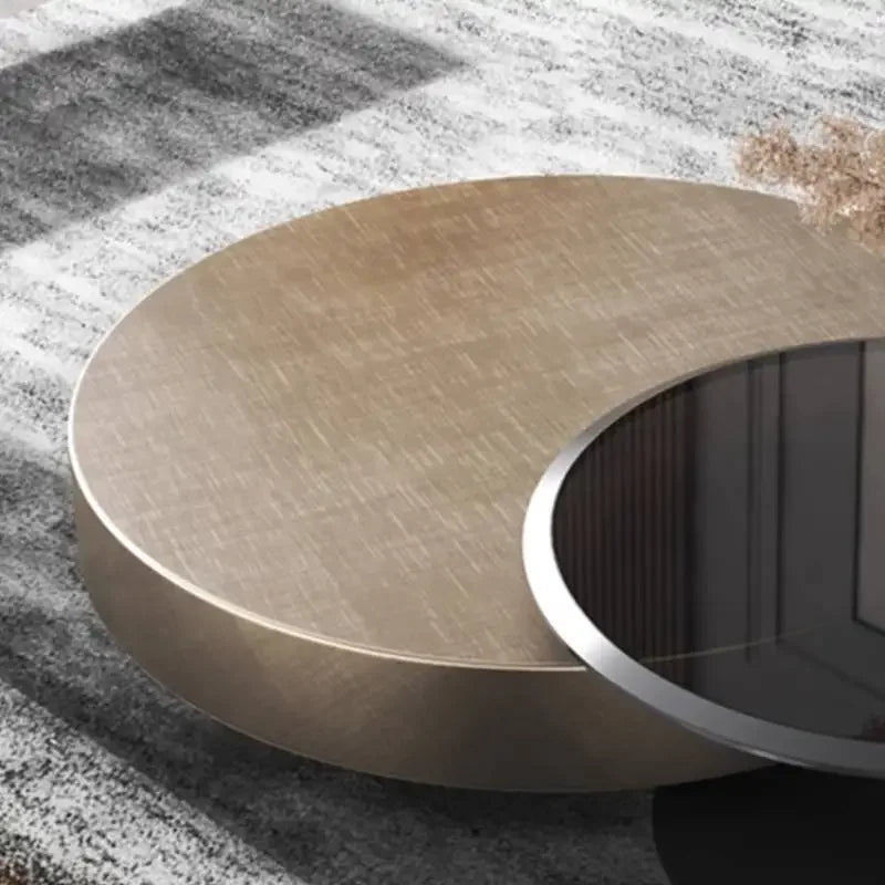 European Luxury Round Tea Table Living Room