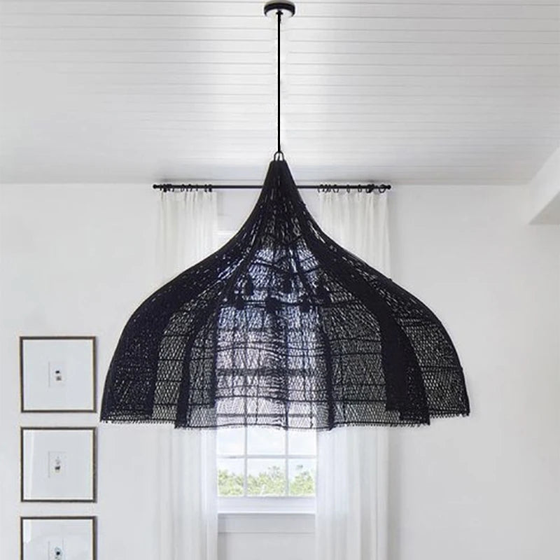 Japanese Rattan Pendant Lamp