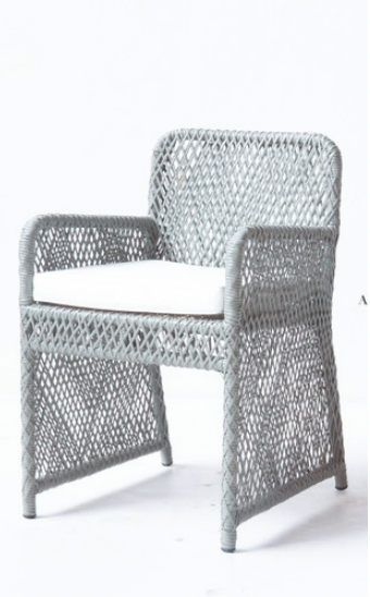 Alumunium and Combination Synthetic Rope Chair