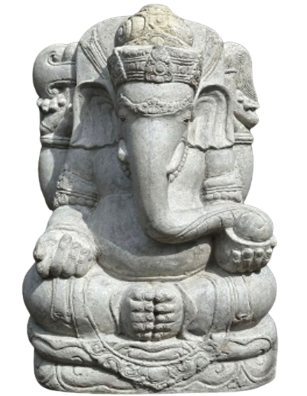 Sitting Ganesha - Cement Casting