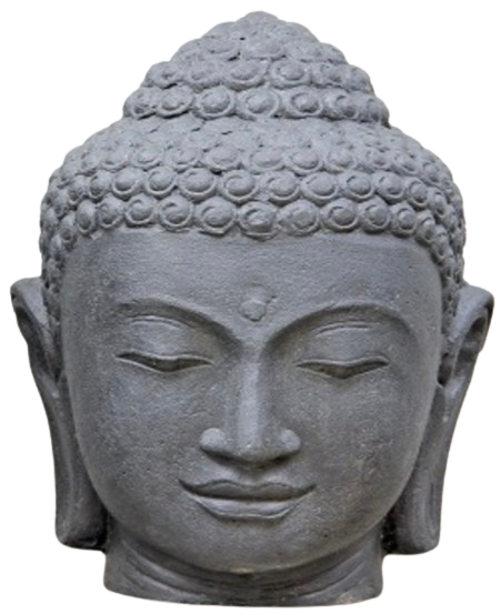 Buddha Head - Casting Cement with High Press