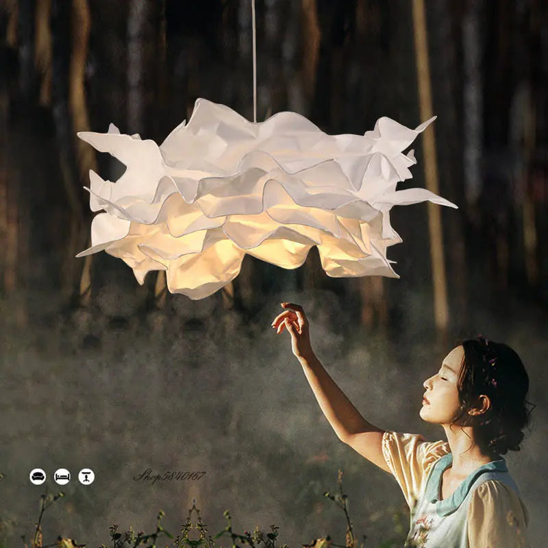 Modern Creative DIY Paper Clouds Chandelier