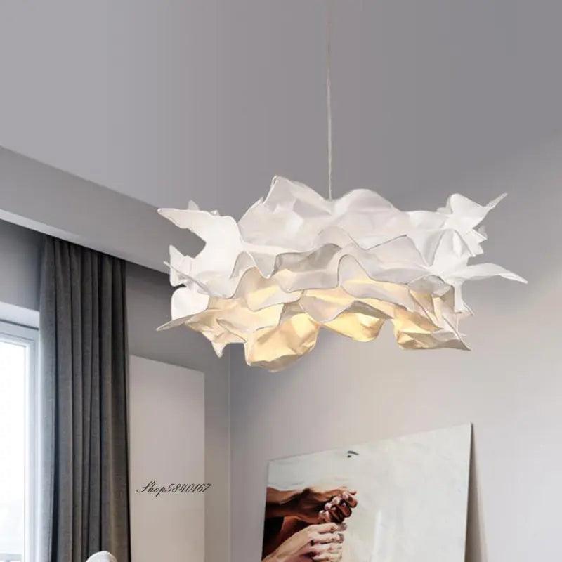 Modern Creative DIY Paper Clouds Chandelier