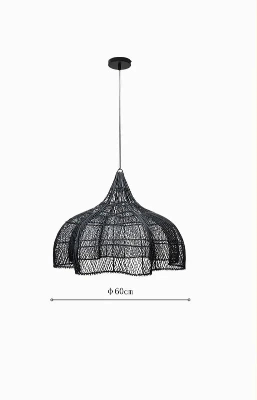 Japanese Rattan Pendant Lamp