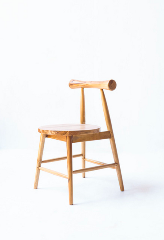 Teak Solid Chair - Natural Coating