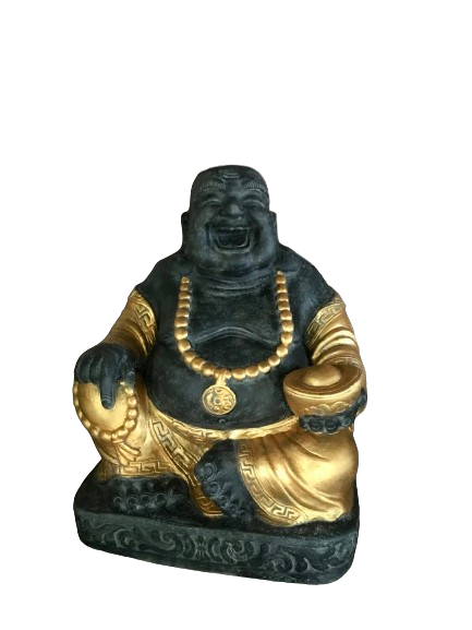 Happy Buddha - Cement Casting