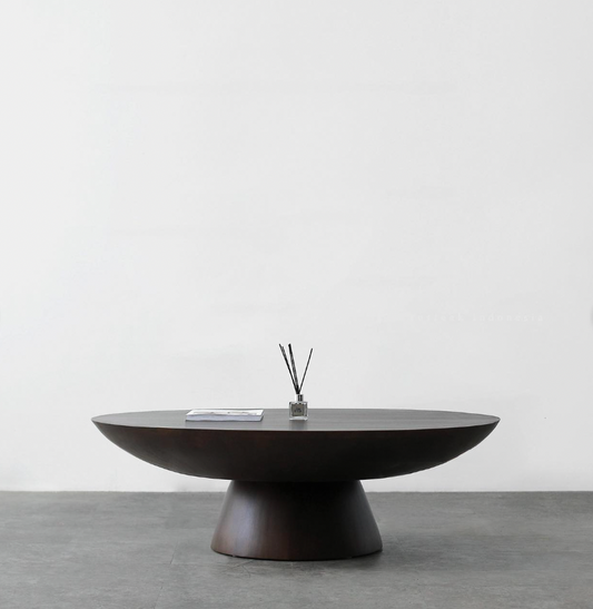 Round Shape Solid Teak Wood Table