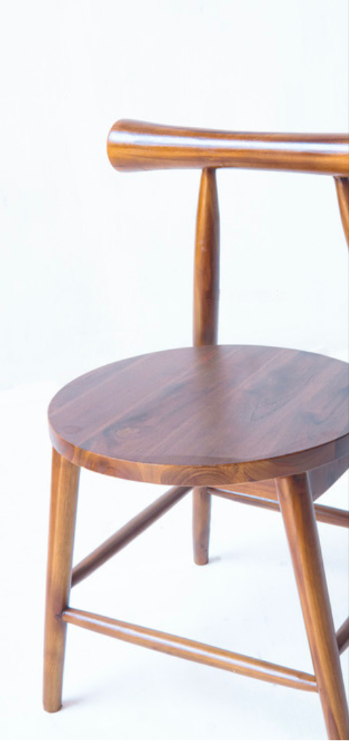 Teak Solid Chair - Natural Coating