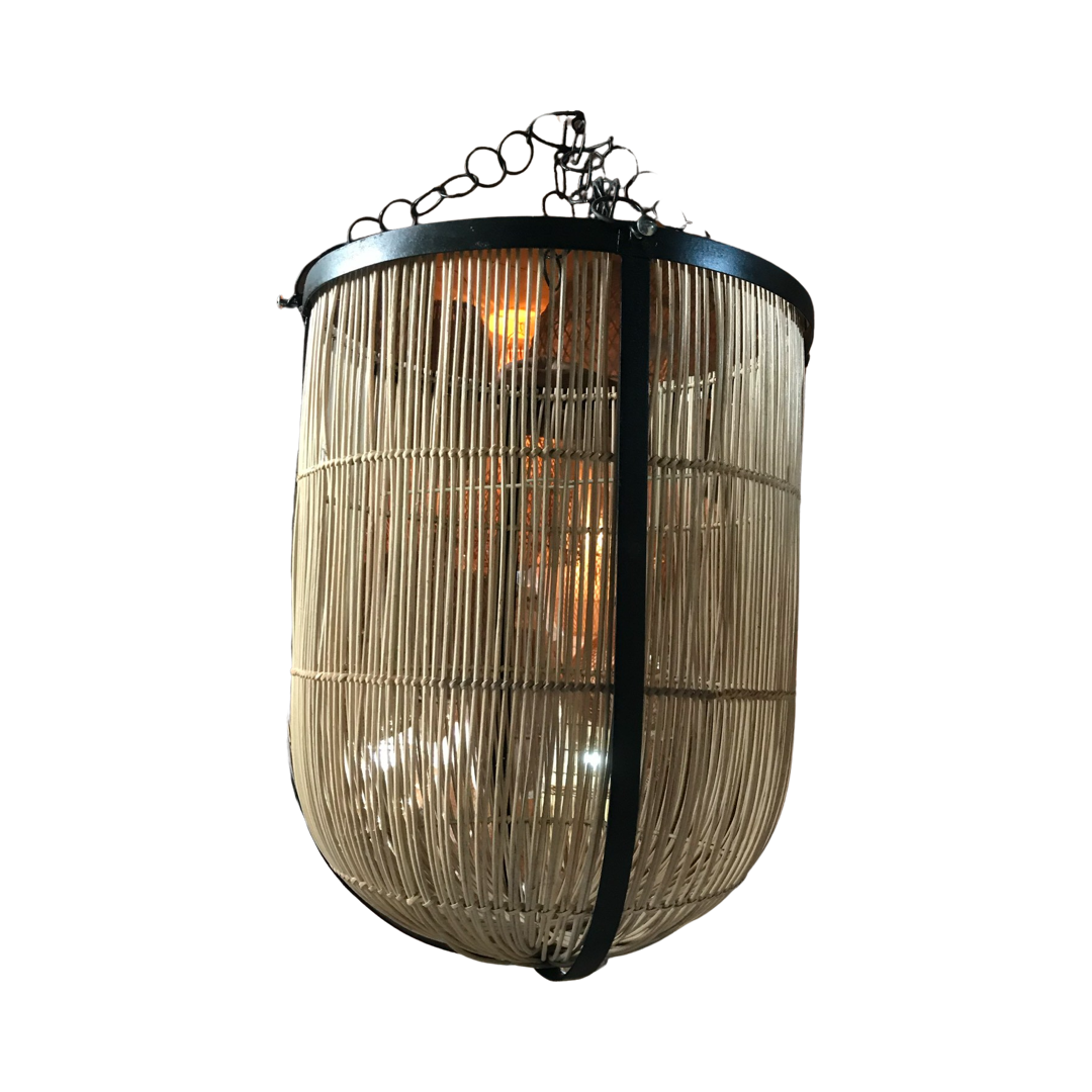 Vintage Rattan Lamp