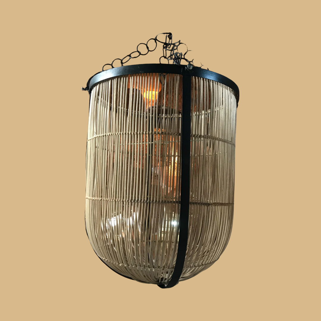 Vintage Rattan Lamp