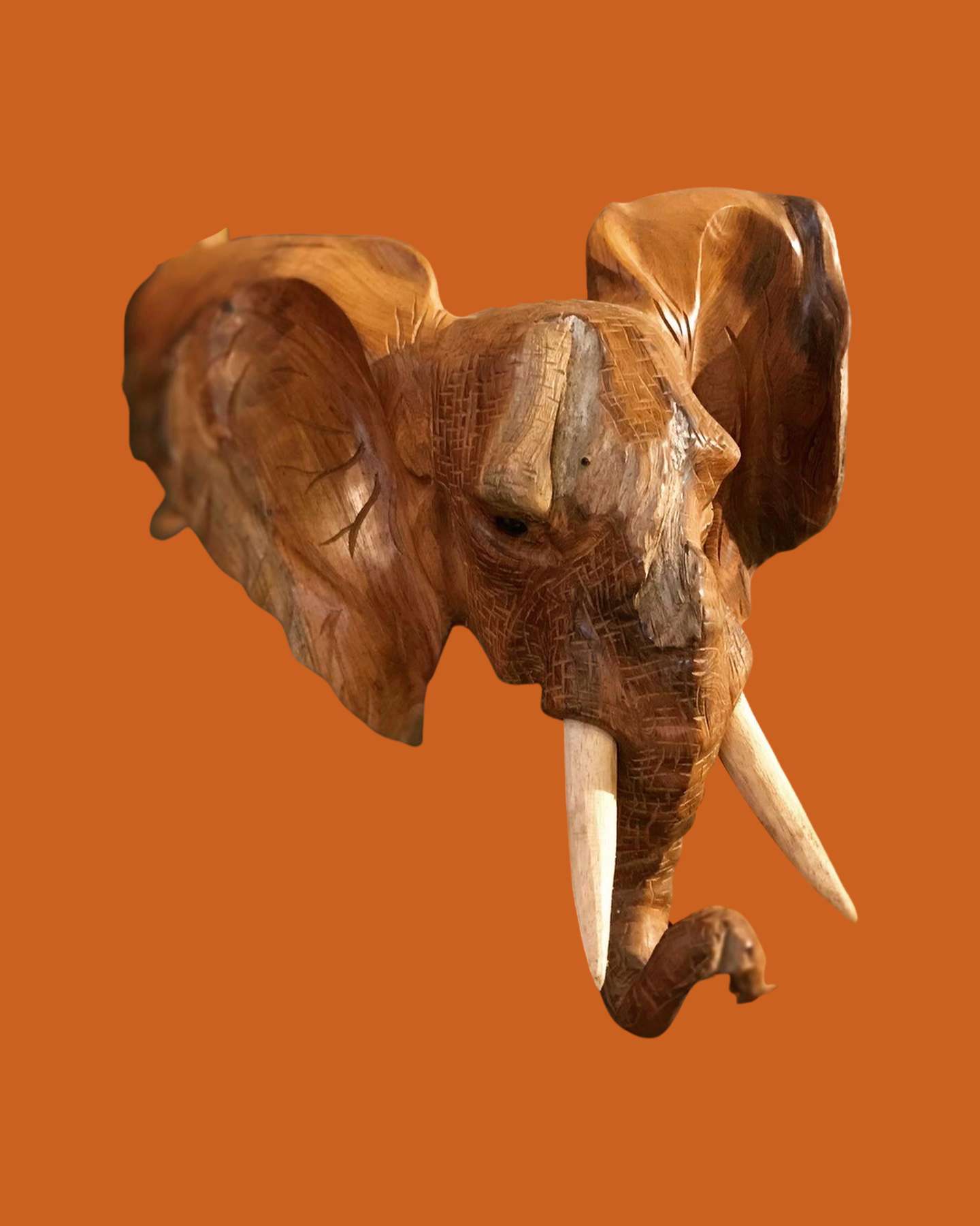 Elephant Wood Decor