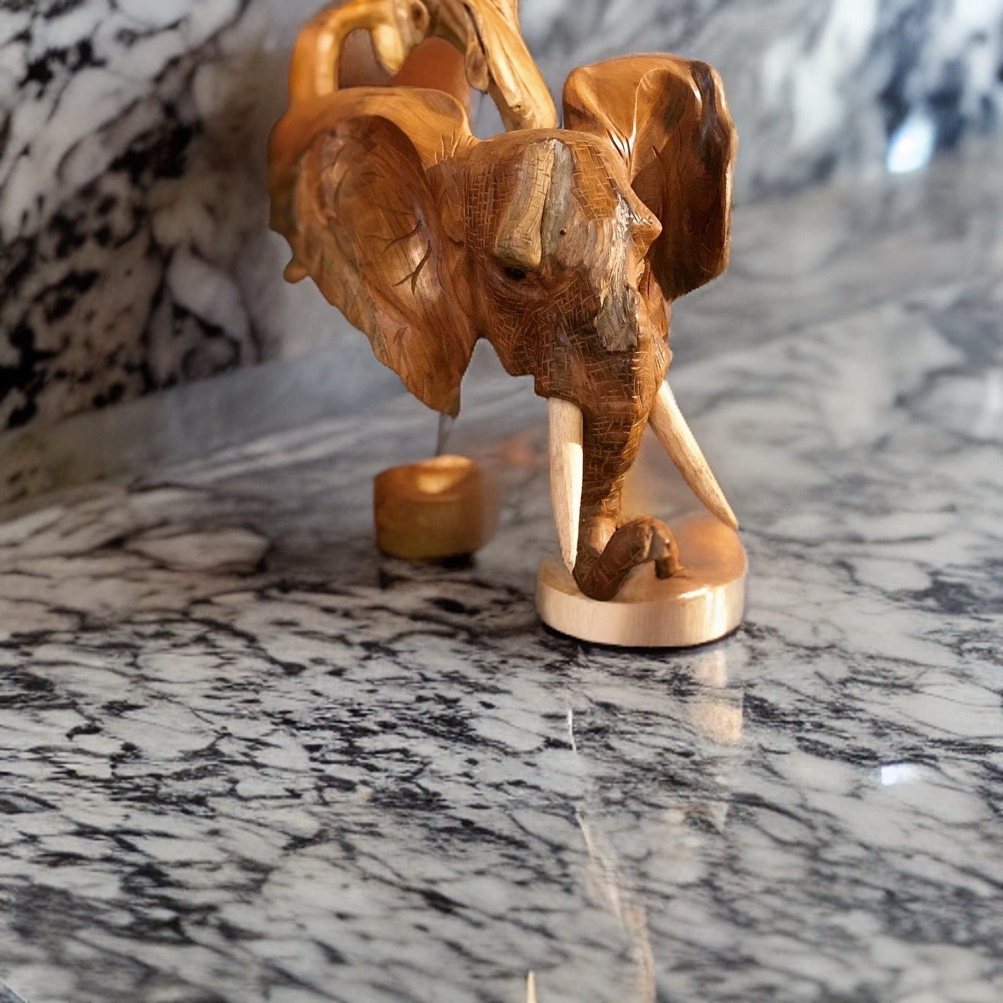 Elephant Wood Decor