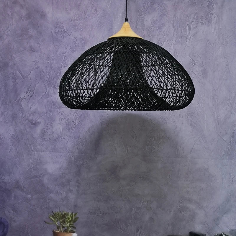 Vintage Handmade Rattan Lamp