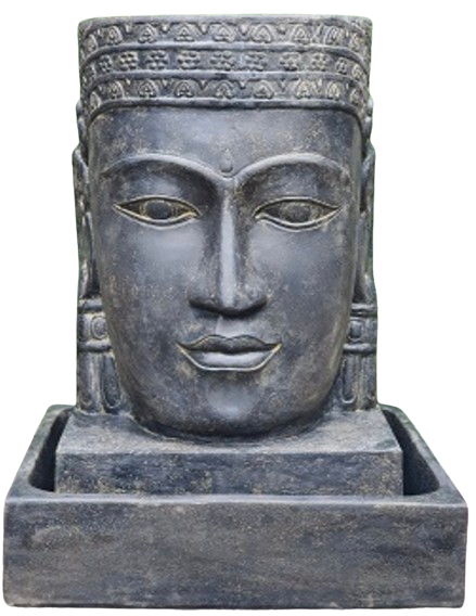 Primitive Head Fountain with Box