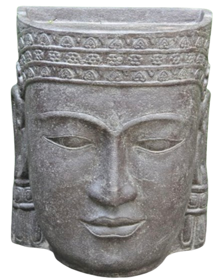 Khmer Buddha Head Fountain (93)