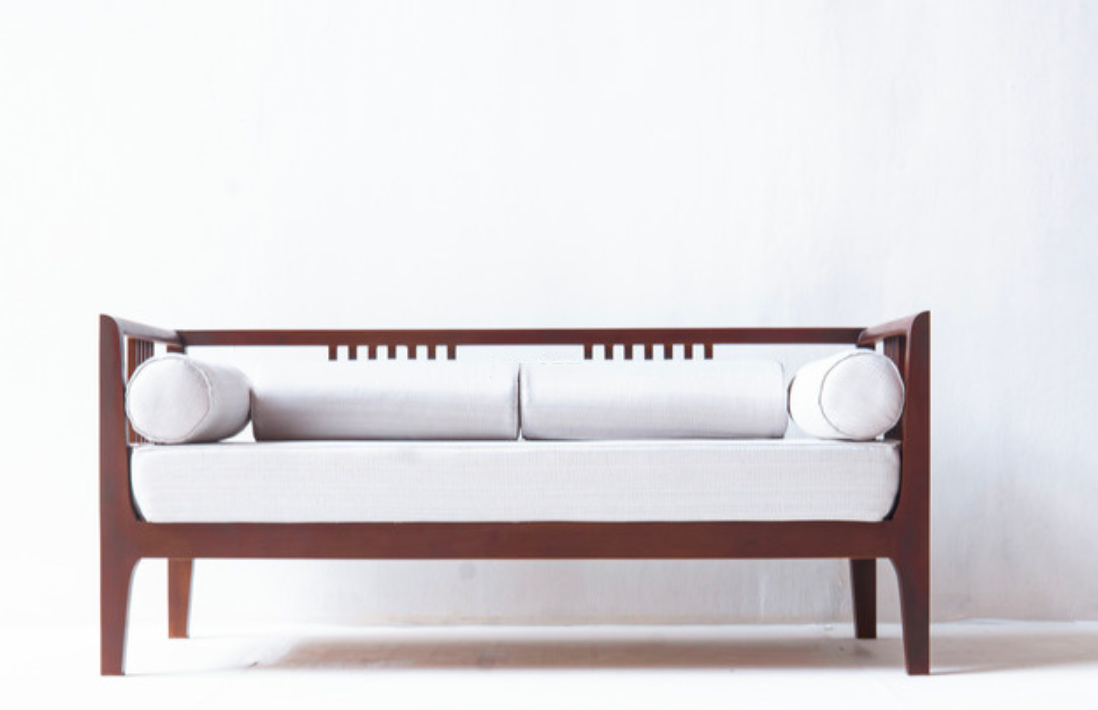 Sofa Crafted From Premium Teak Wood