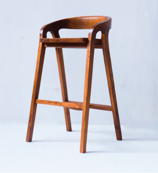 Solid Barstool - Scandinavian Style